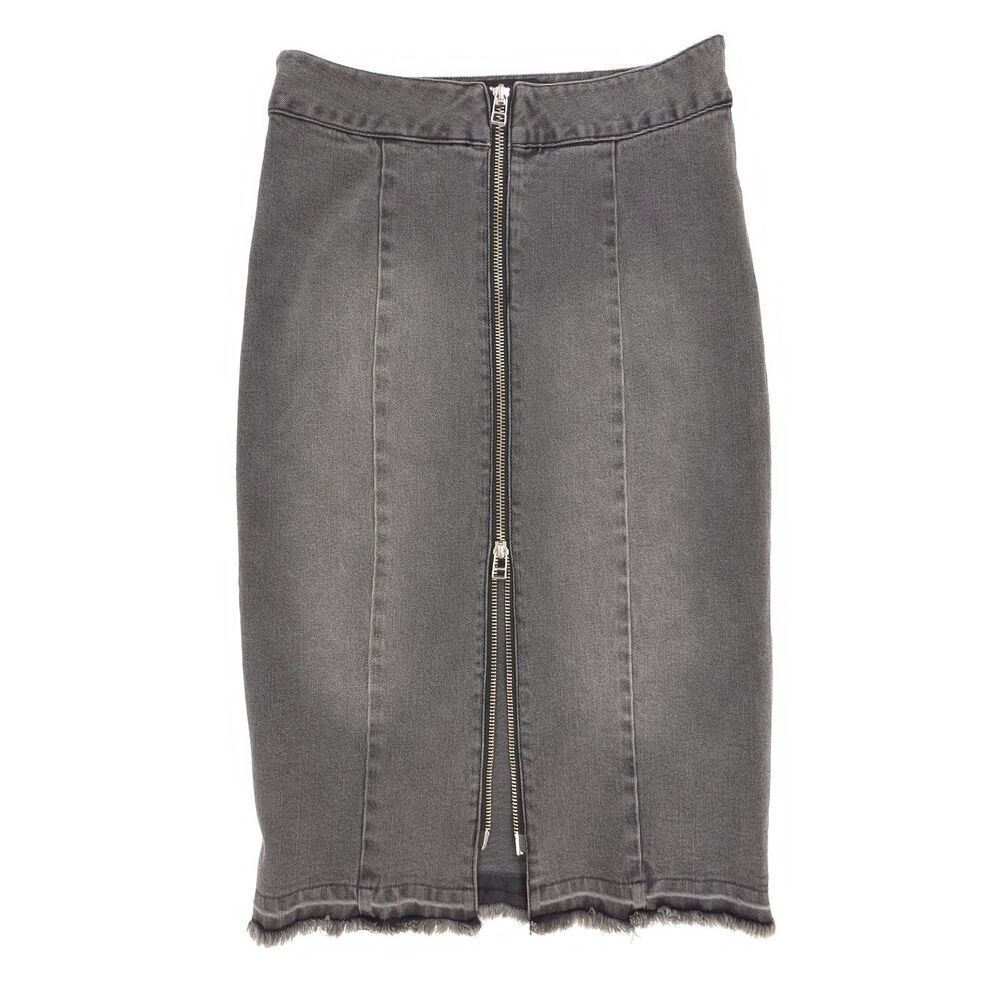 NEW Malene Birger Ajito Denim Skirt Midi Elevated Western French Girl Minimal